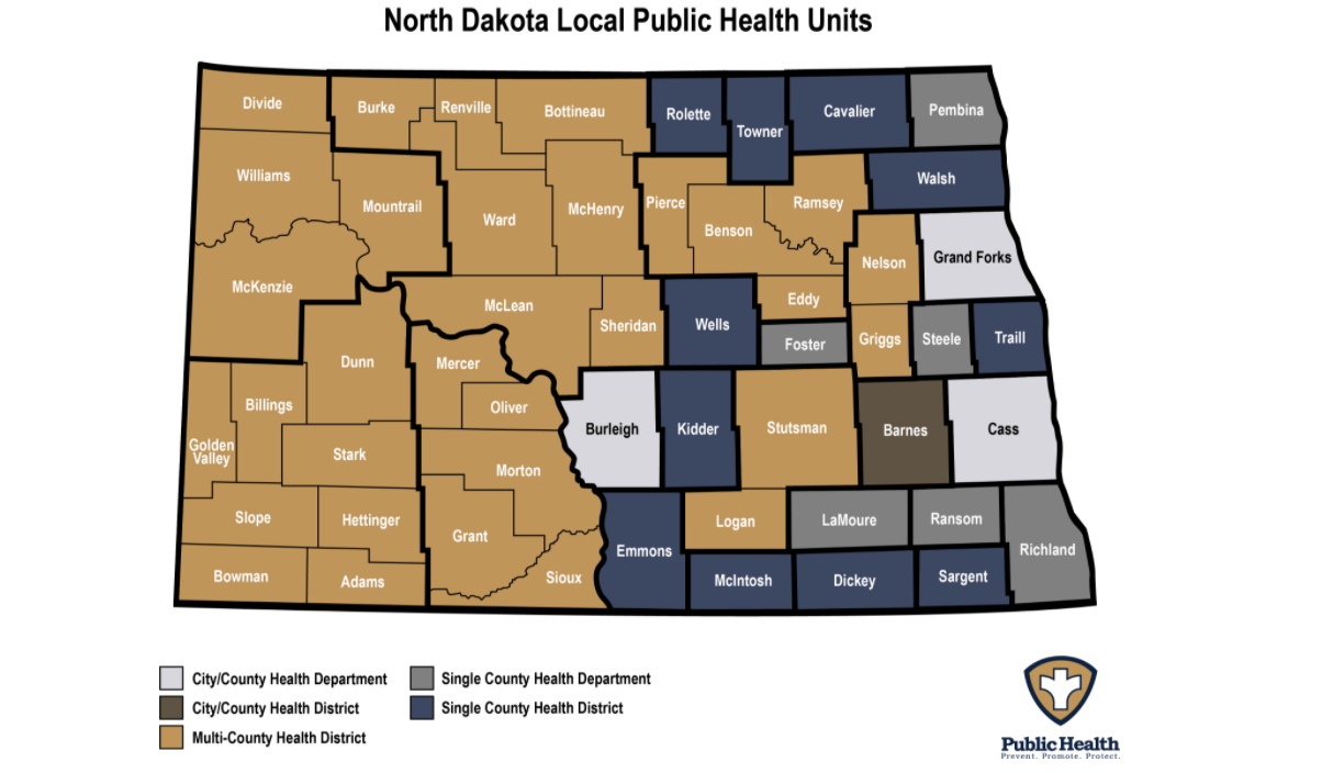 Local Public Health Health and Human Services North Dakota